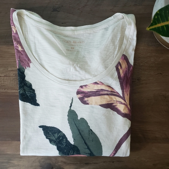 Lucky Brand Floral Long Sleeve Tee - Picture 2 of 9